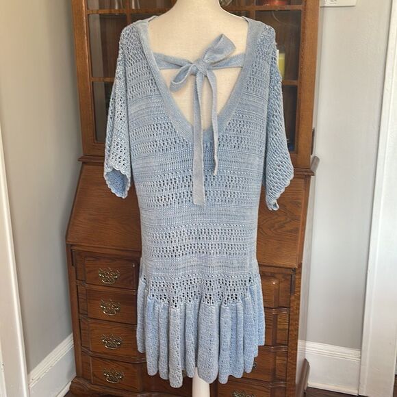 Free People - Sistine Crochet Mini Dress - Picture 8 of 11